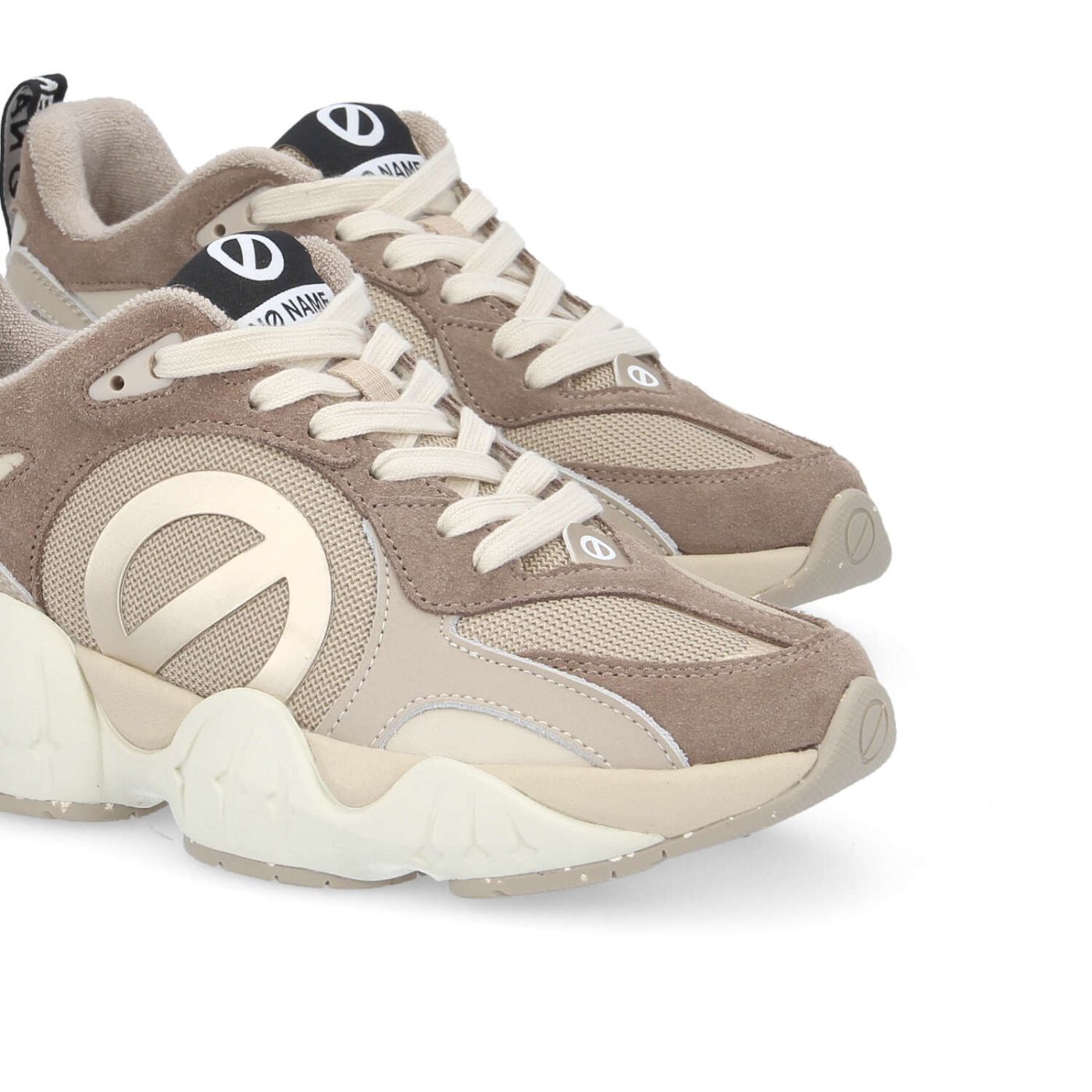 KRAZEE RUNNER W - SUEDE/KNIT/NAP. - MOKA/TAUPE